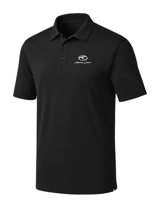 Black Silk Touch Performance Polo w/American Coach Logo