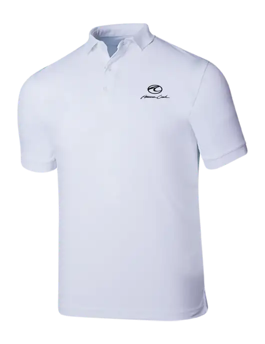 Callaway Ottoman Bright White Polo w/American Coach Logo