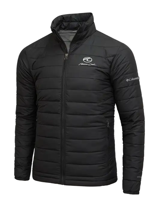 Columbia Black Powder Lite Jacket w/American Coach Logo