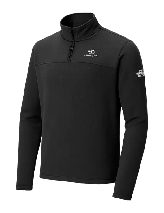 The North Face Aim 1/4-Zip Black Fleece w/American Coach Logo