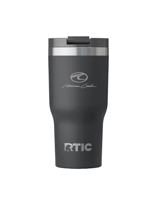 RTIC Essential 20 oz Charcoal Tumbler w/American Coach Logo