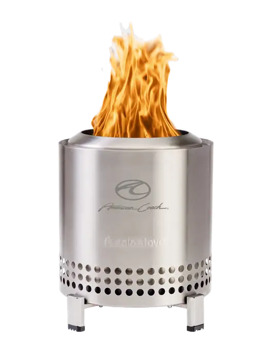 Solo Stove Stainless Steel Mesa XL w/American Coach Logo
