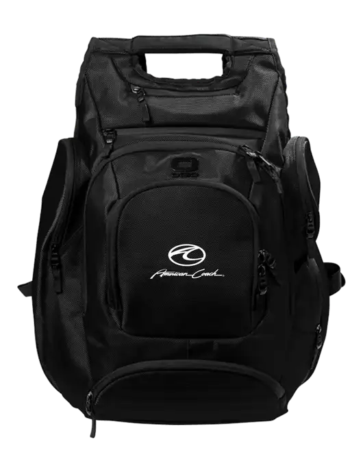 OGIO Blacktop Metro Ballistic Laptop Backpack w/American Coach Logo