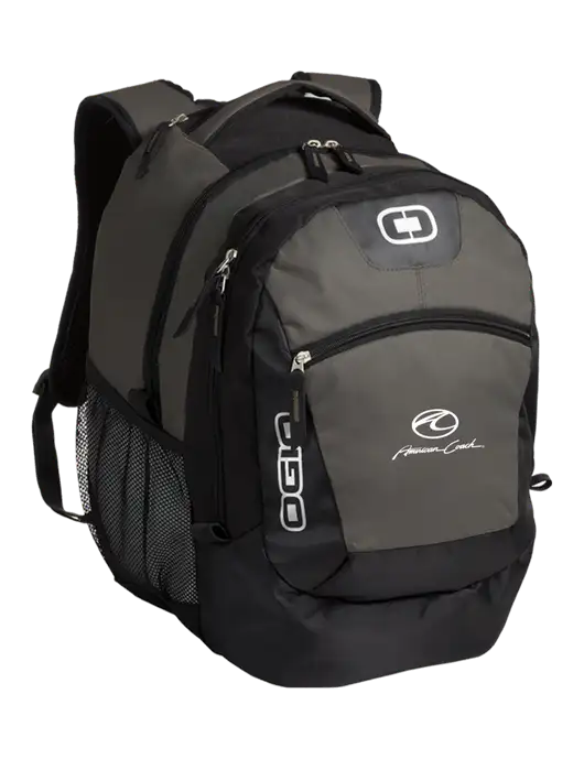 OGIO Grey Rogue Pack
 w/American Coach Logo