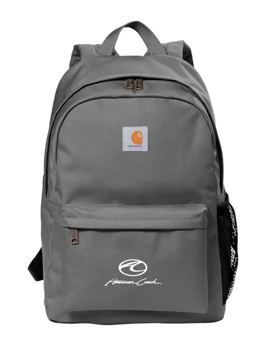 Carhartt Grey Canvas Backpack w/American Coach Logo